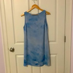 Alice and Olivia blue cloud dress size small